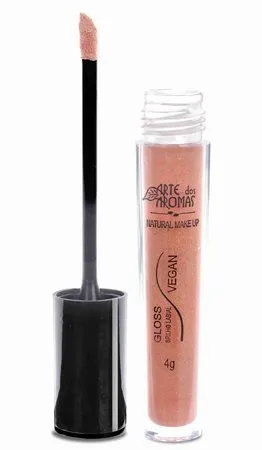 Gloss Brilho Labial Nude Gold - Arte dos Aromas - Frasco com 4g