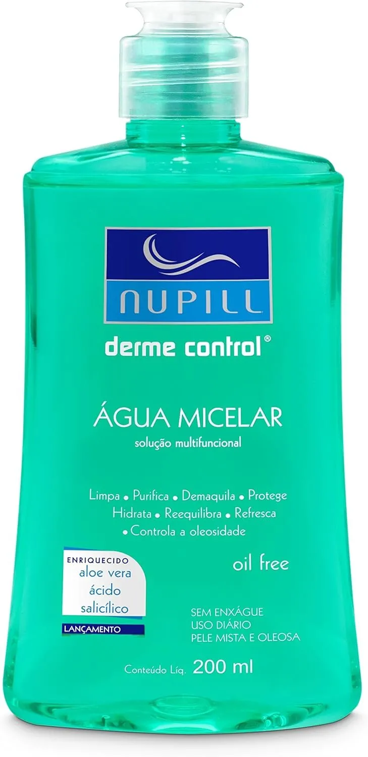 Nupill Água Micelar Derme Control Verde 200ml