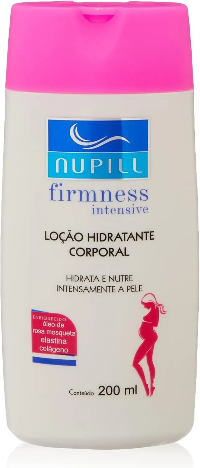 Nupill Loção Corporal Rosa Mosqueta Branco 200ml
