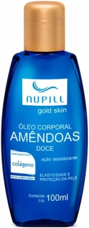 Nupill Óleo De Amêndoas Com Colágeno Azul 100ml