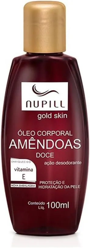 Nupill Óleo de Amêndoas com Vit. E Vermelho Escuro 100ml