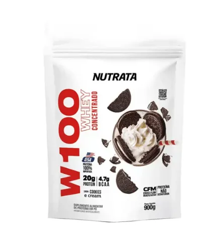 Nutrata Whey W100 Cookies Refil 900g