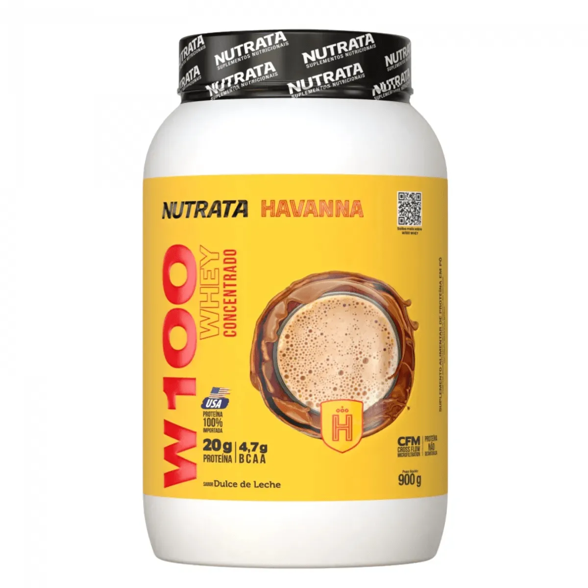 Nutrata Whey W100 Havanna Dulce de Leche 900g