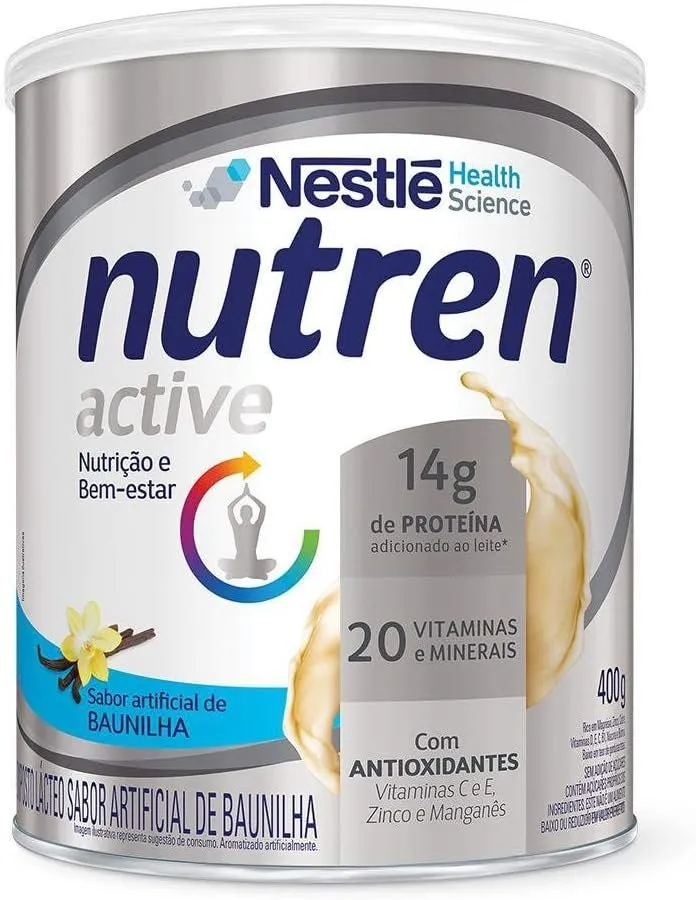 Nutren Active Baunilha Nestlé Composto Lácteo 400g
