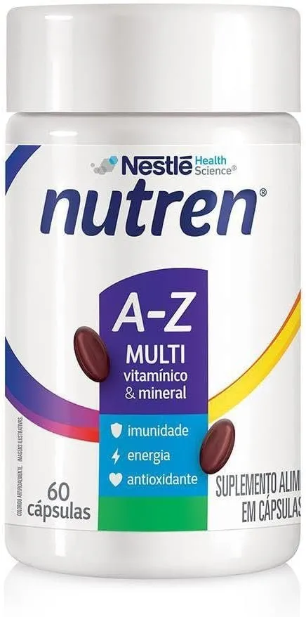 Nutren A-Z Multi Vitamínico e Mineral Nestlé com 60 Cápsulas