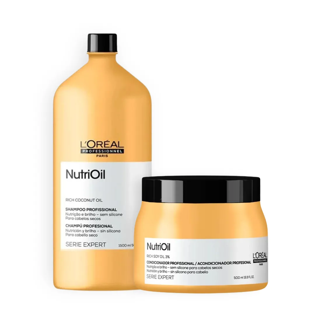 Loreal NutriOil Sh 1500ml + Masc 500ml | Compre Aqui