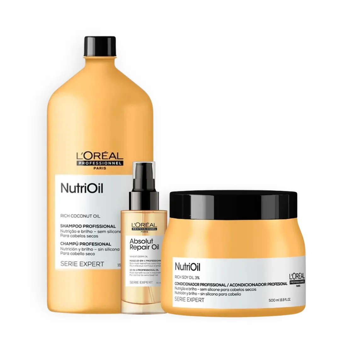 Loreal NutriOil Shamp e Masc Grande + Oleo Abs Repair