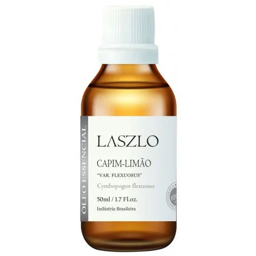 Óleo Essencial de Capim Limão ''Var.Flexuosos'' - Laszlo - Frasco com