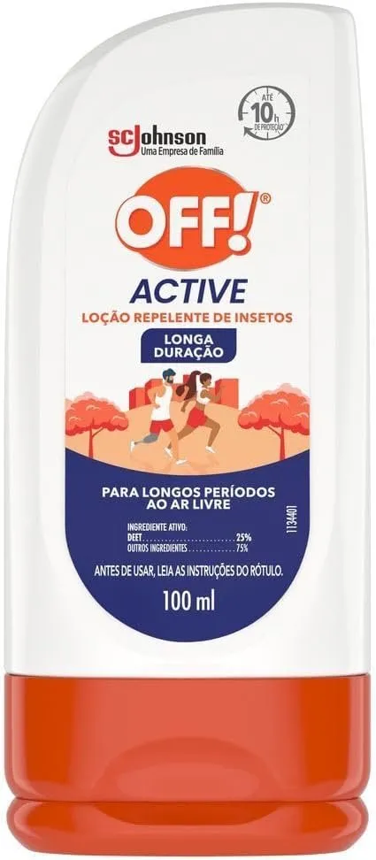 OFF Active Loção Repelente de Mosquitos e Insetos 100ml