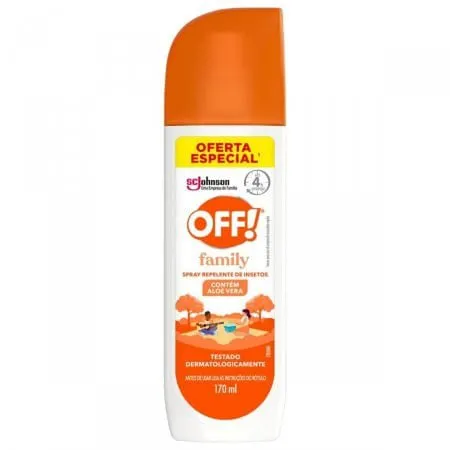 OFF Family Spray Repelente de Mosquitos e Insetos 170ml