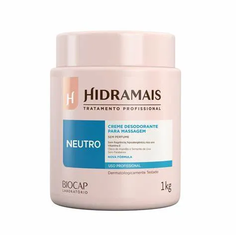 Creme De Massagem Neutro 1KG Hidramais