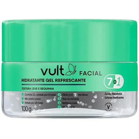 Gel Facial Hidratante Refrescante 100G Vult