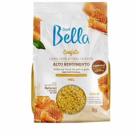 Cera Confete Mel 1KG Depil Bella