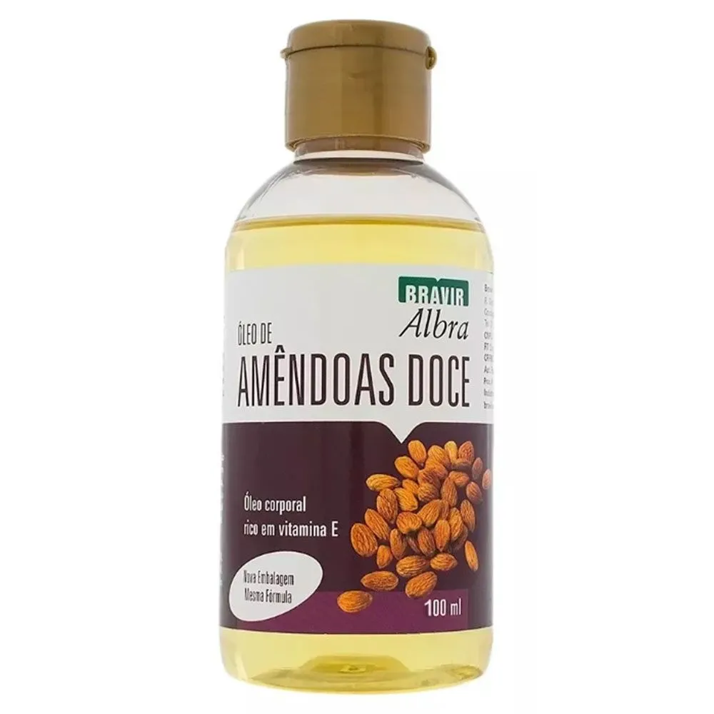 Óleo Amêndoas Doce Bravir 100ml