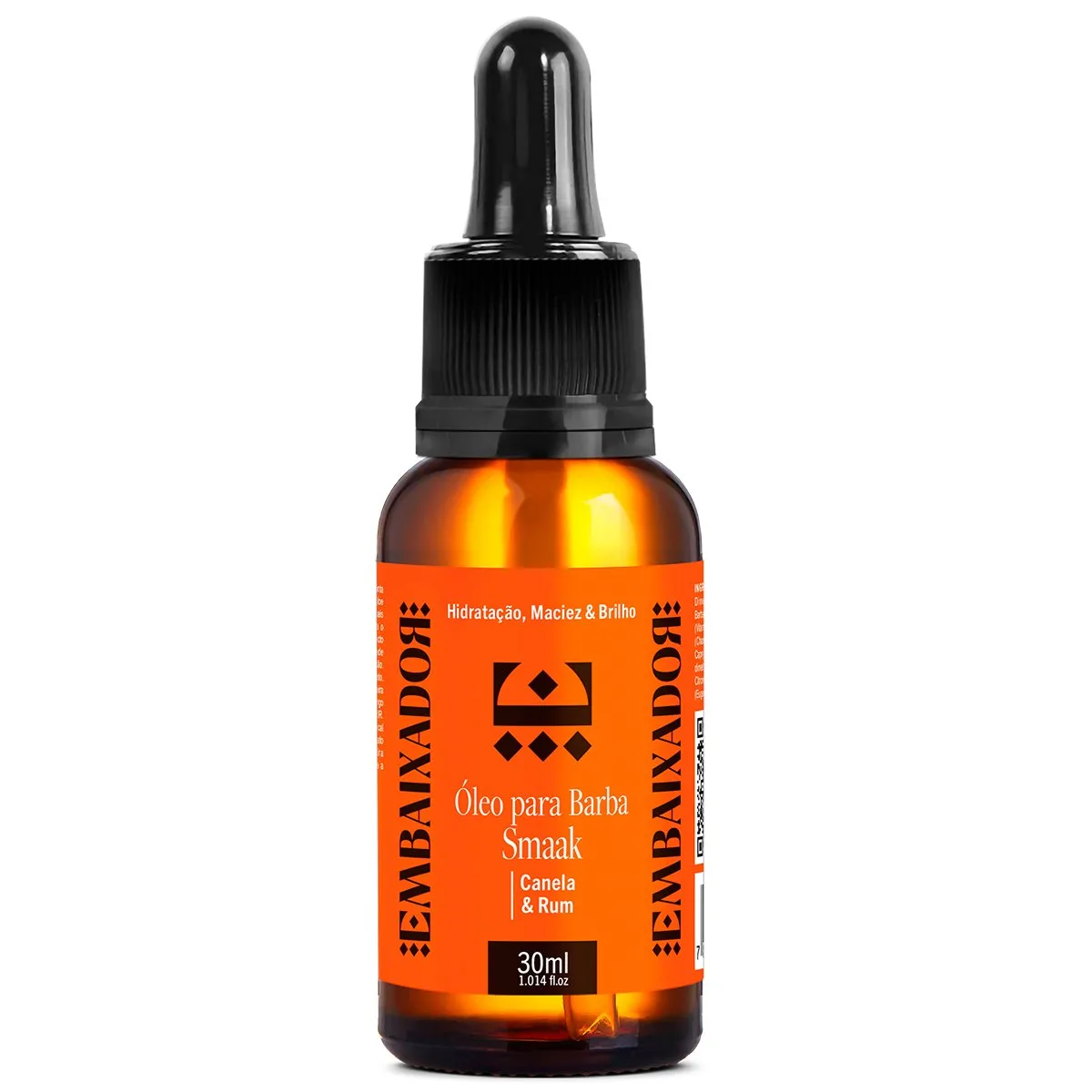 Óleo para Barba Smaak Canela & Rum Embaixador 30ml