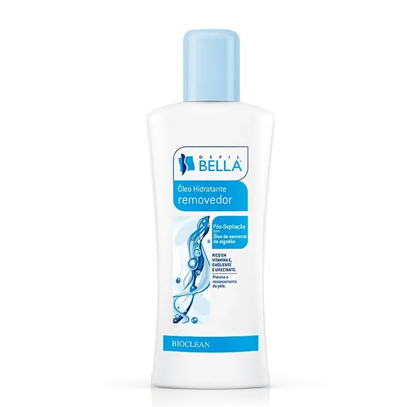 óleo Depil Bella Hidratante Removedor Algodão 140ml