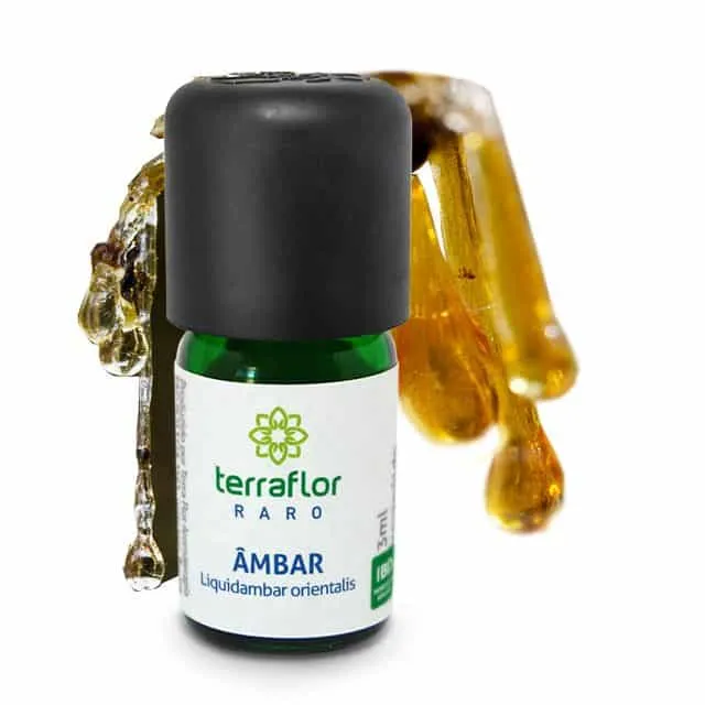 Óleo Essencial de Âmbar Resinóide - Terra Flor - Frasco com 3ml