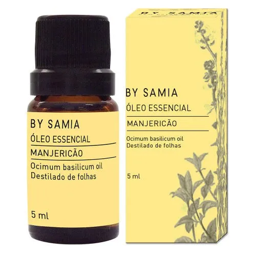 Óleo Essencial de Manjericão - By Samia - Frasco com 5ml