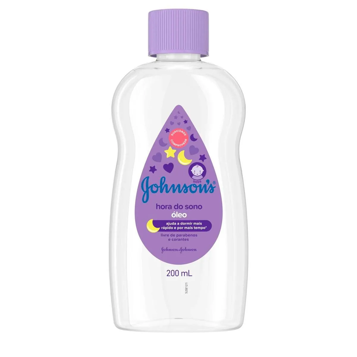 Óleo Infantil Johnsons e Johnsons Hora Do Sono Com 200 ML
