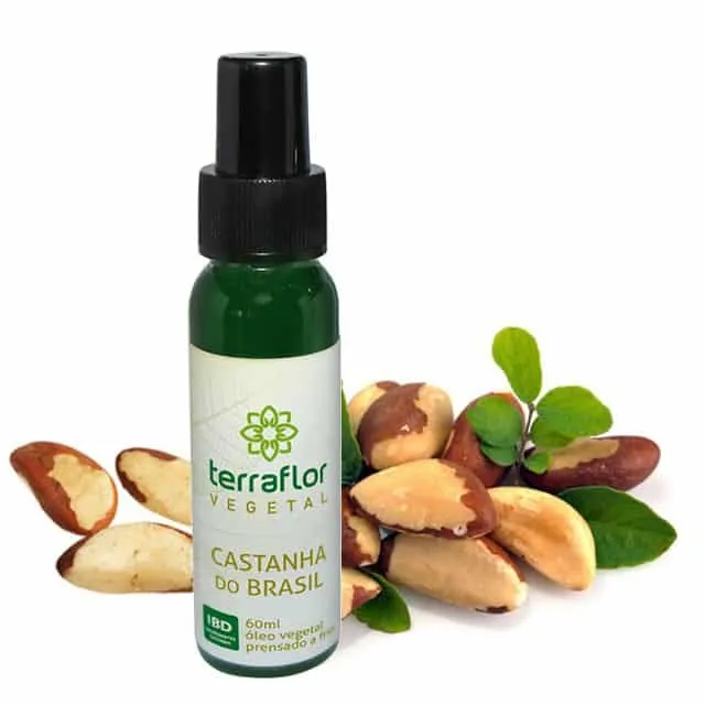 Óleo Vegetal de Castanha do Brasil - Terra Flor - Frasco com 60ml