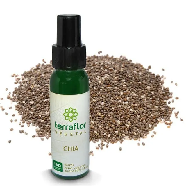 Óleo Vegetal de Chia - Terra Flor - Frasco com 60ml