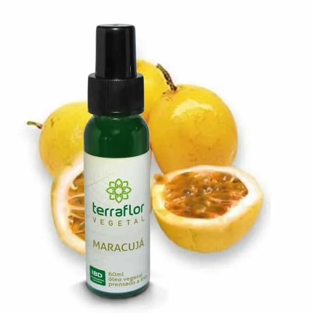 Óleo vegetal de Maracujá - Terra Flor - Frasco com 60ml
