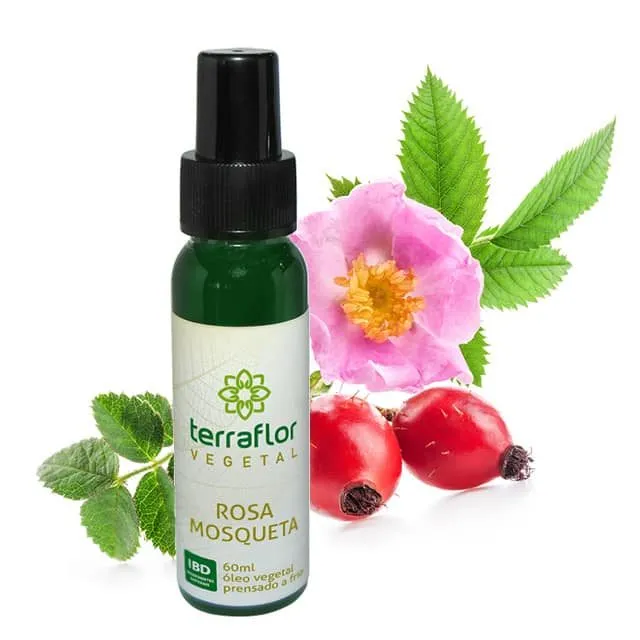 Óleo Vegetal de Rosa mosqueta - Terra Flor - Frasco com 60ml