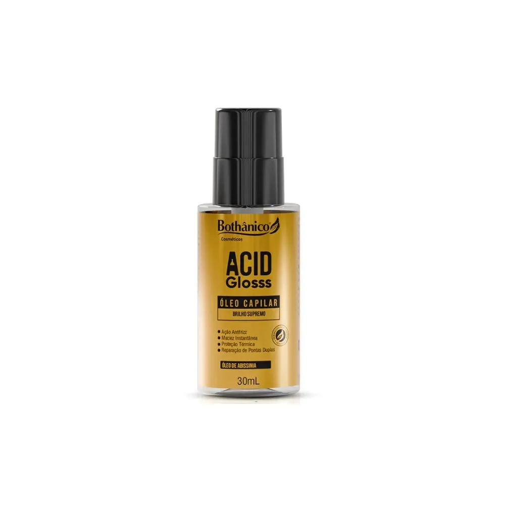 Óleo Capilar Acid Gloss Bothânico 30ml