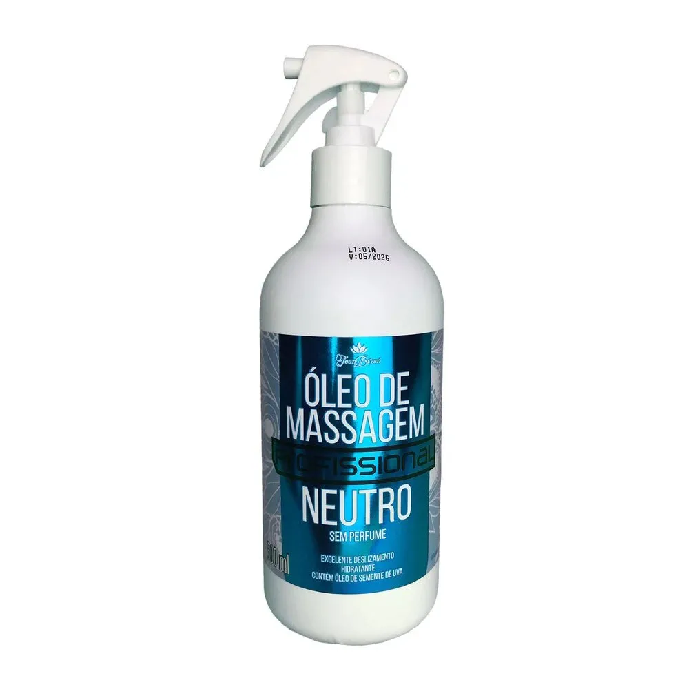 Óleo de massagem Corporal Neutro Natural 500ml Jean Bryan