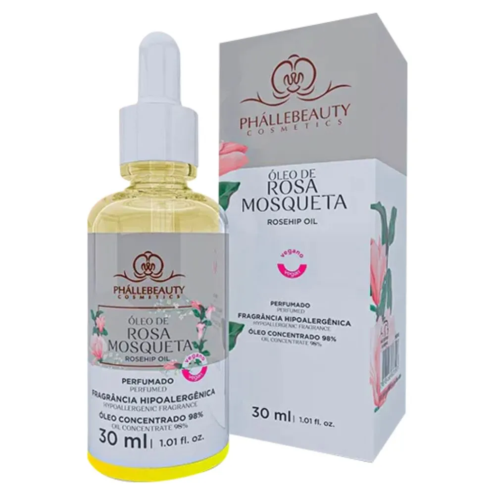 Óleo de Rosa Mosqueta Phallebeauty Cosméticos 30ml