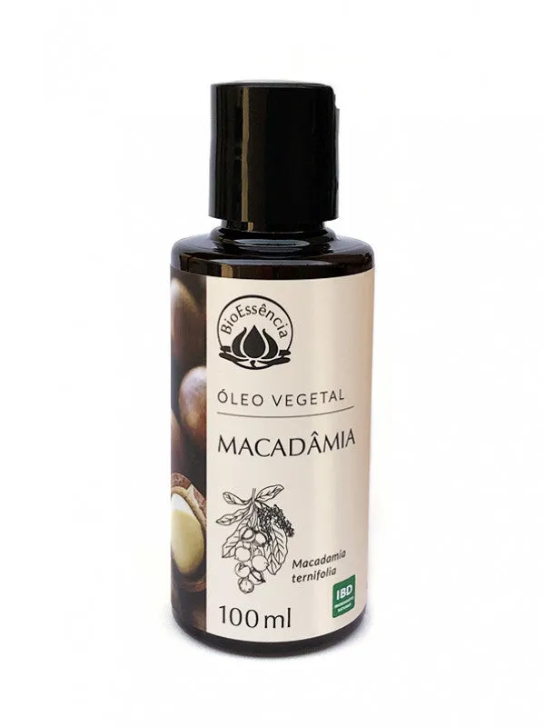 Óleo Vegetal de Macadâmia - BioEssência - Frasco com 100ml