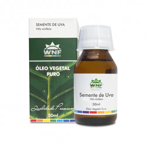 Óleo Vegetal de Semente de Uva - WNF - Frasco com 50ml