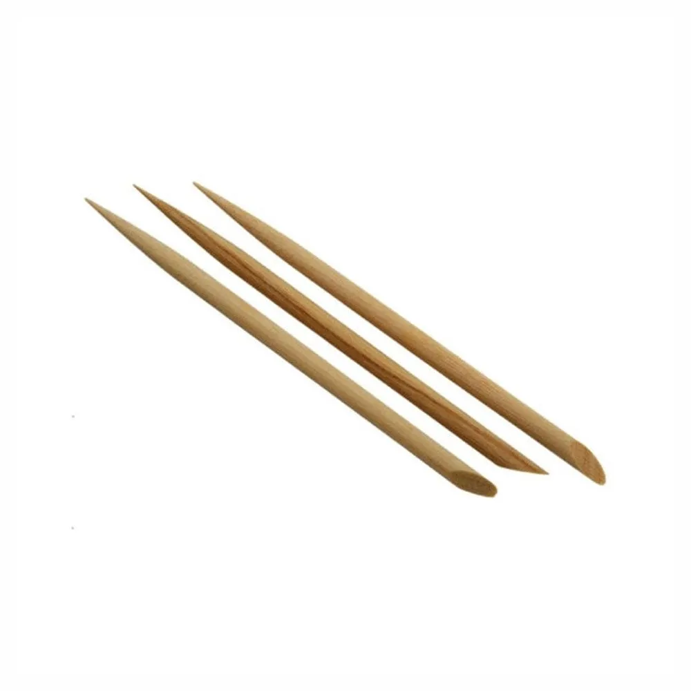 Palito De Unha Santa Clara Marfim Chanfrado com 25un