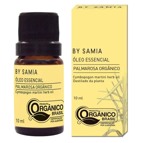 Óleo Essencial de Palmarosa (Orgânico) - By Samia - Frasco com 10ml