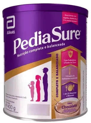 Pediasure Suplemento Alimentar Abbott Sabor Chocolate 400g