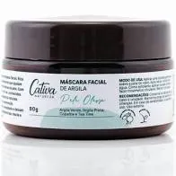 Mascara Facial de Argila Pele Oleosa - Cativa - Frasco com 80g