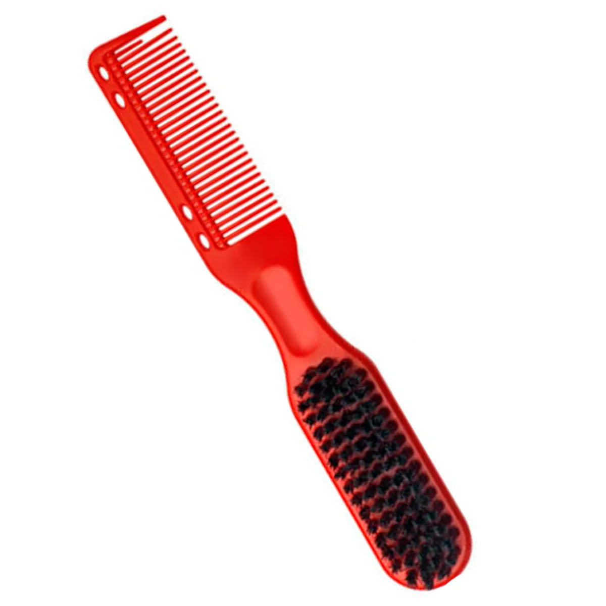 Pente de Cabelo com Escova limpeza Degrade Vermelho