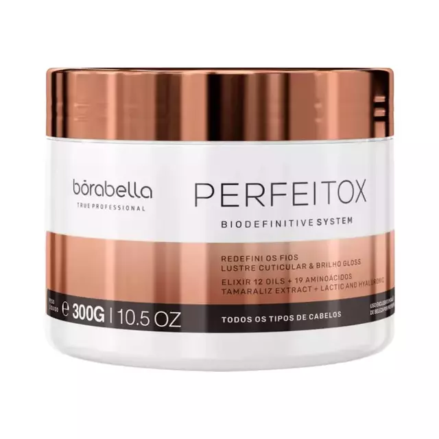 Botox Alinhamento e Nutrição 12 Oils Perfeitox 300g. - Borabella