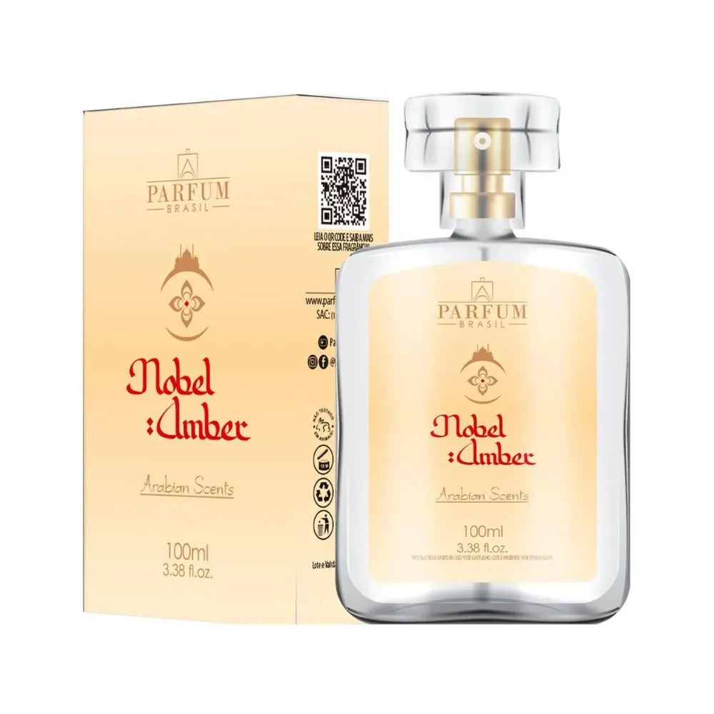 Perfume Feminino Nobel Amber Parfum Brasil 100ml