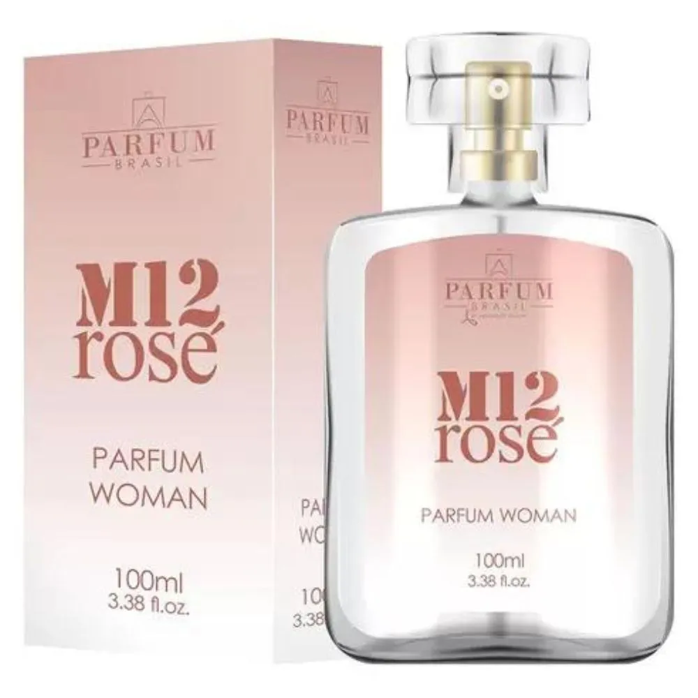 Perfume Feminino Parfum Brasil M12 Rose 100ml