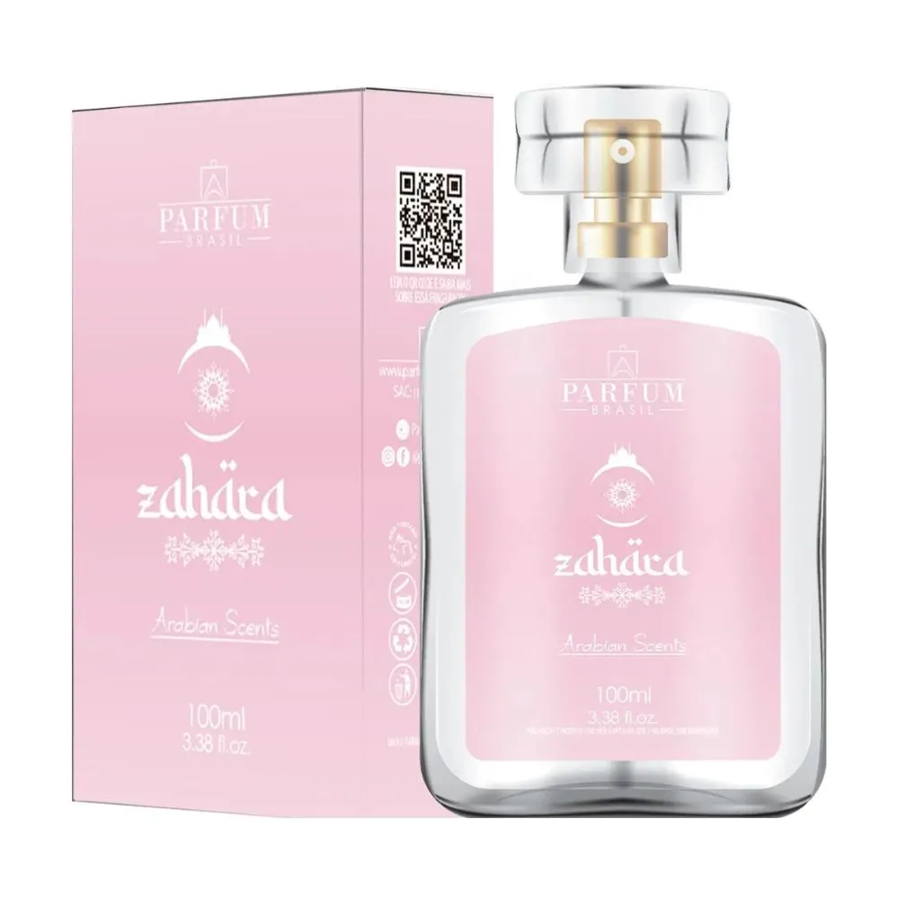 Perfume Feminino Zahara Parfum Brasil 100ml