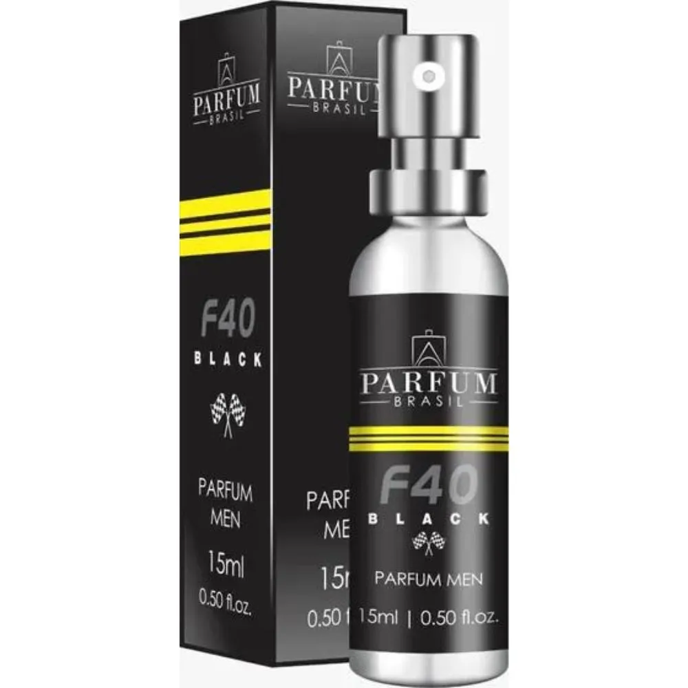 Perfume Masculino Parfum Brasil F40 Black 15ml