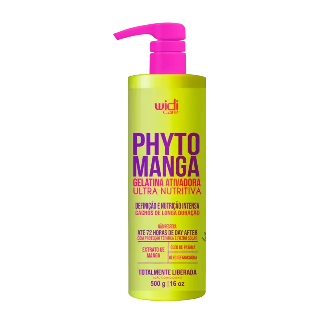 Gelatina ativadora phytomanga definição e nutrição intensa 500g - Widi Care