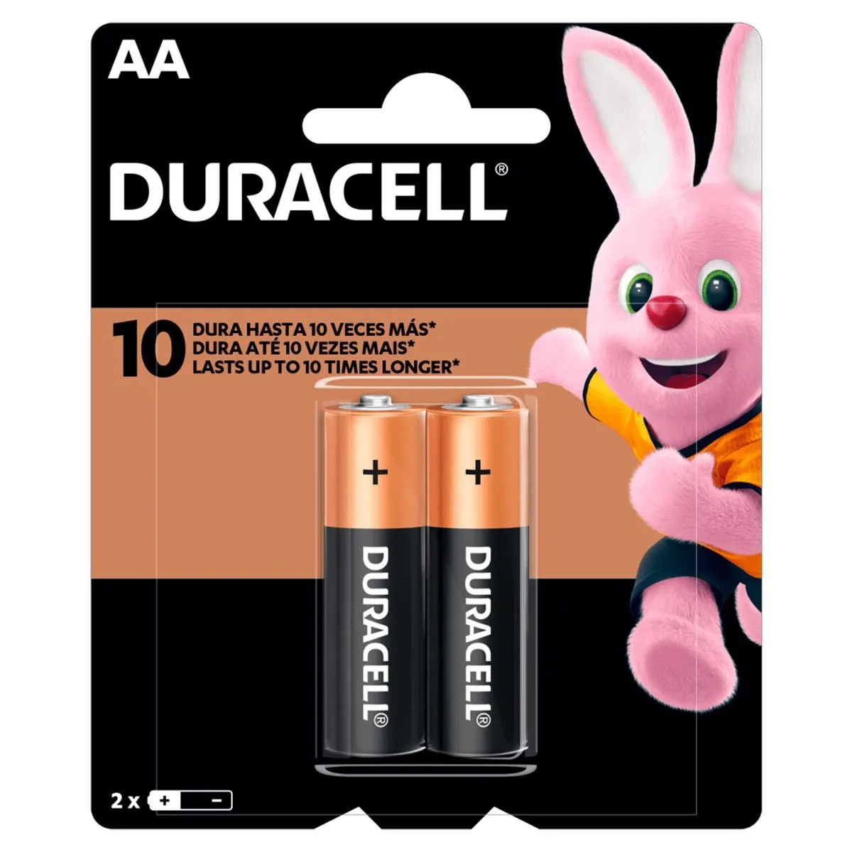 Pilha Duracell Alcalina AAA Palito Com 2