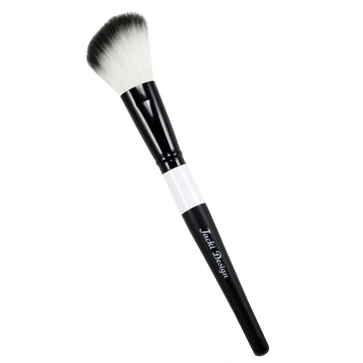 Pincel Chanfrado Para Blush FYD17506 Jacki Design Branco / Preto