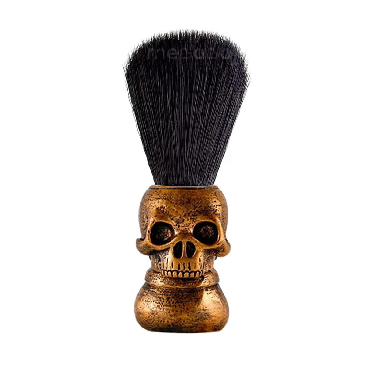 Pincel de Barba UMI Caveira Cerdas Naturais Bronze