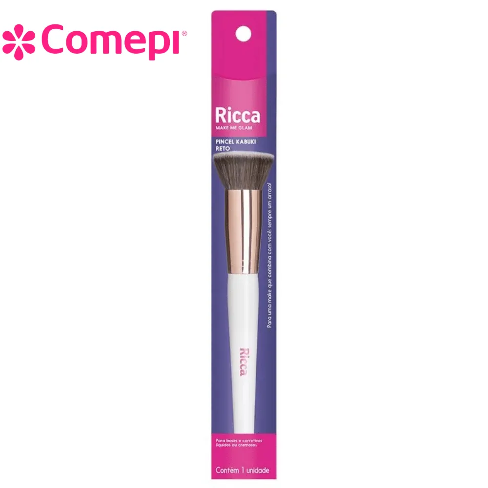 Pincel Rose Gold Kabuki Ricca
