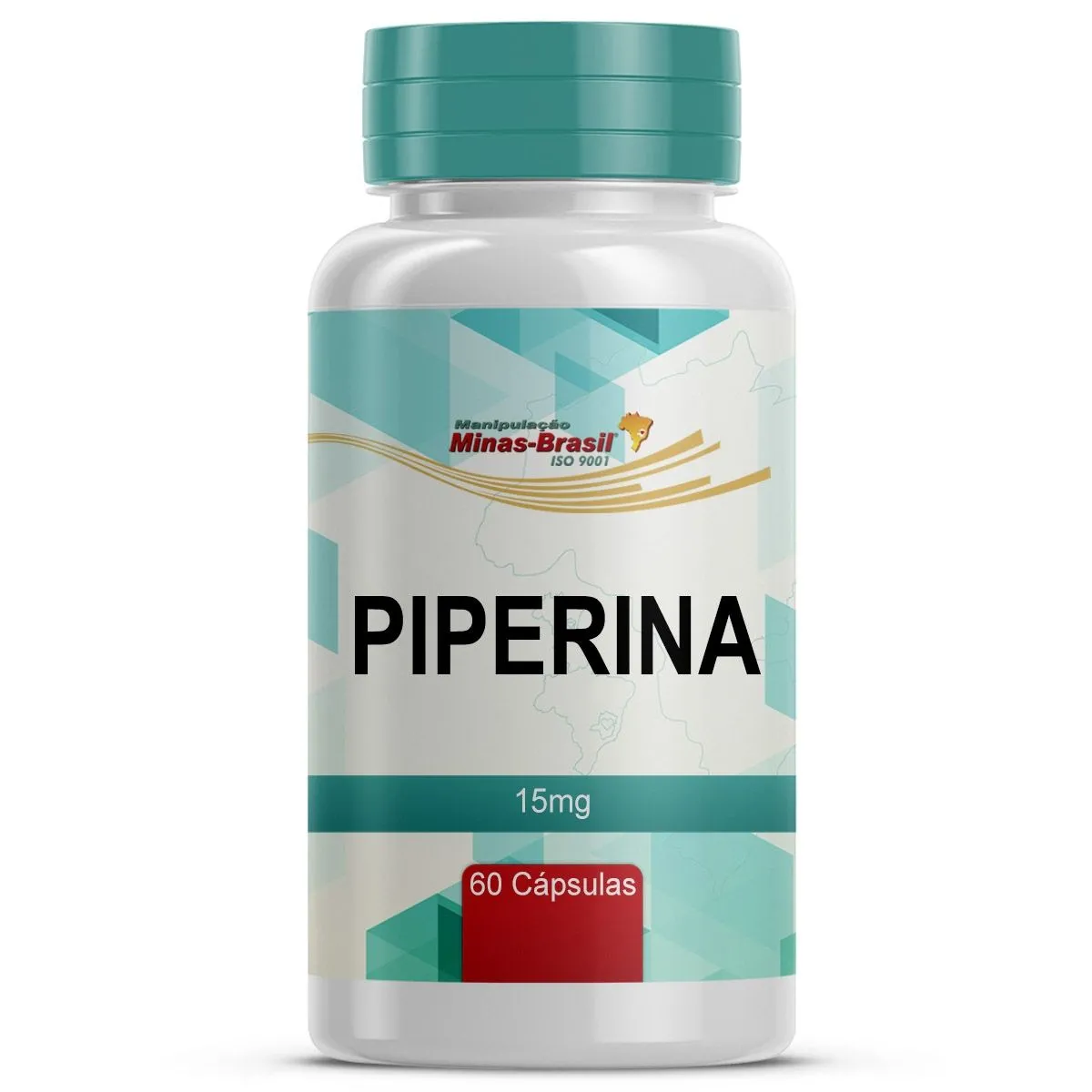 Piperina 15 Mg Com 60 Cápsulas