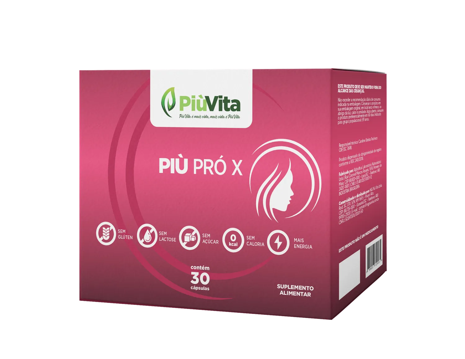 PiùVita Più Pró X com 30 Cápsulas
