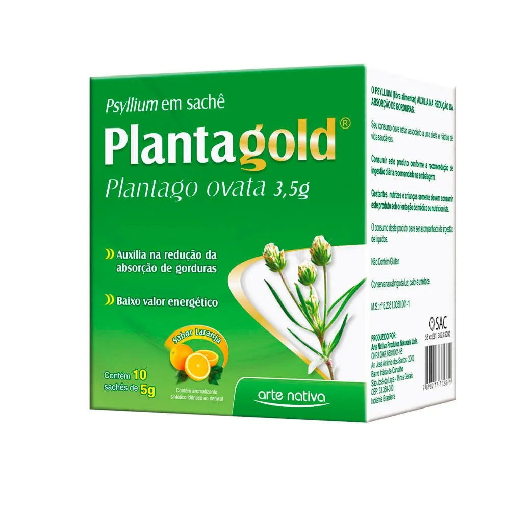 PlantaGold Sabor Laranja com 10 Sachês